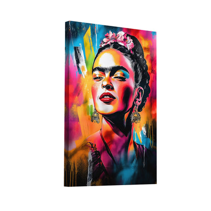 Product Hero 3D WebP Tableau Peinture Frida Kahlo Pop Art - Art Virtuoso