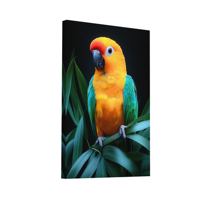 Product Hero 3D WebP Tableau Peinture - Perroquet Resplendissant - Art Virtuoso