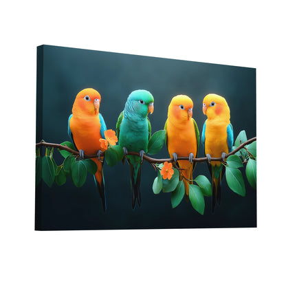 Product Hero 3D WebP Tableau Perruche Moderne - Art Virtuoso