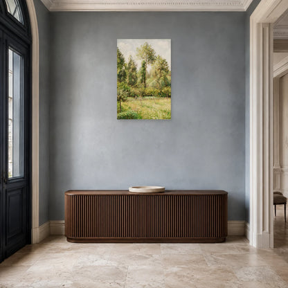 Tableau Peupliers à Éragny – Camille Pissarro dans une entrée ou un couloir - Art Virtuoso