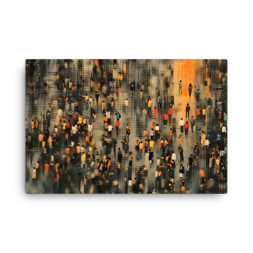 Tableau Photo Abstraite - La Foule  Art Virtuoso XL  