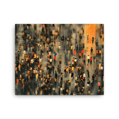 Tableau Photo Abstraite - La Foule  Art Virtuoso M  