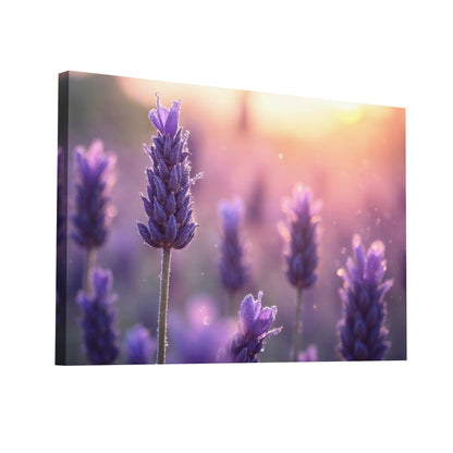 Product Hero 3D WebP Tableau Photo Chambre - Lavande au Crépuscule - Art Virtuoso