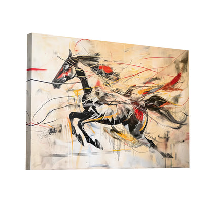 Product Hero 3D WebP Tableau Photo Cheval - Liberté Sauvage - Art Virtuoso