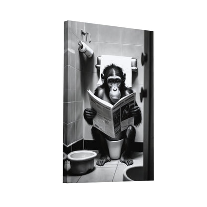Product Hero 3D WebP Tableau Photo - Chimpanzé Rigolo - Art Virtuoso