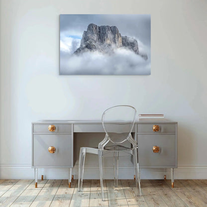 Tableau Photo - Montagne Brumeuse Affiches, reproductions et œuvres graphiques Art Virtuoso