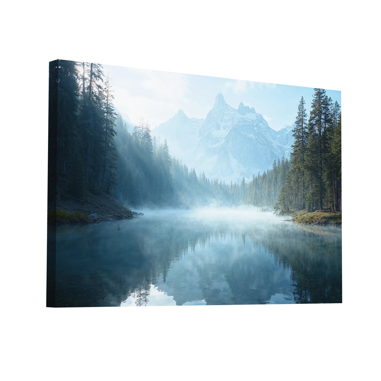 Product Hero 3D WebP Tableau Photo Paysage - Reflets Sauvages - Art Virtuoso