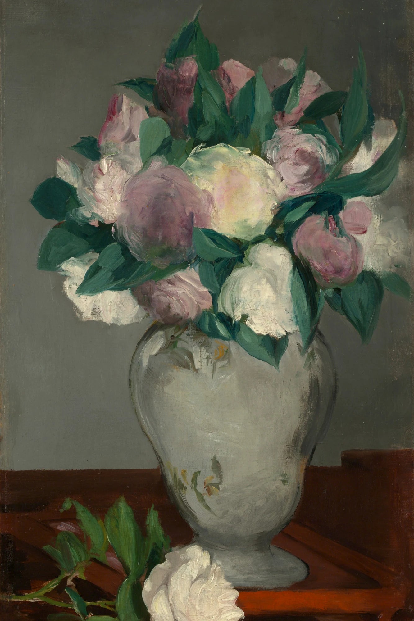Tableau Pivoines – Édouard Manet - impression sur toile, format M