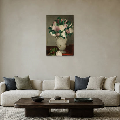 Tableau Pivoines – Édouard Manet dans un salon - Art Virtuoso