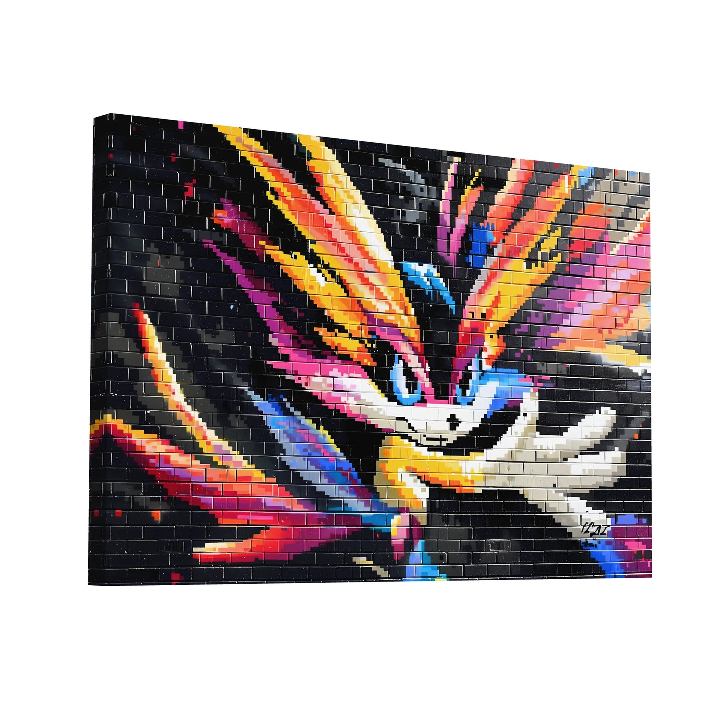 Product Hero 3D WebP Tableau Pixel Art - Art Virtuoso