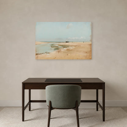 Tableau Plage à marée basse (Embouchure de la rivière) – Edgar Degas dans un bureau - Art Virtuoso