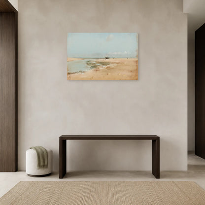 Tableau Plage à marée basse (Embouchure de la rivière) – Edgar Degas dans une entrée ou un couloir - Art Virtuoso