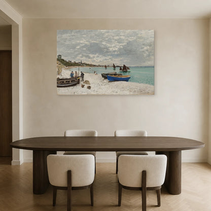 Tableau La Plage à Sainte-Adresse – Claude Monet dans une salle à manger - Art Virtuoso
