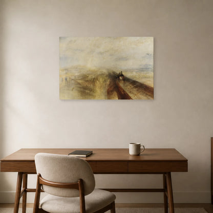Tableau Pluie, vapeur et vitesse – William Turner dans un bureau - Art Virtuoso