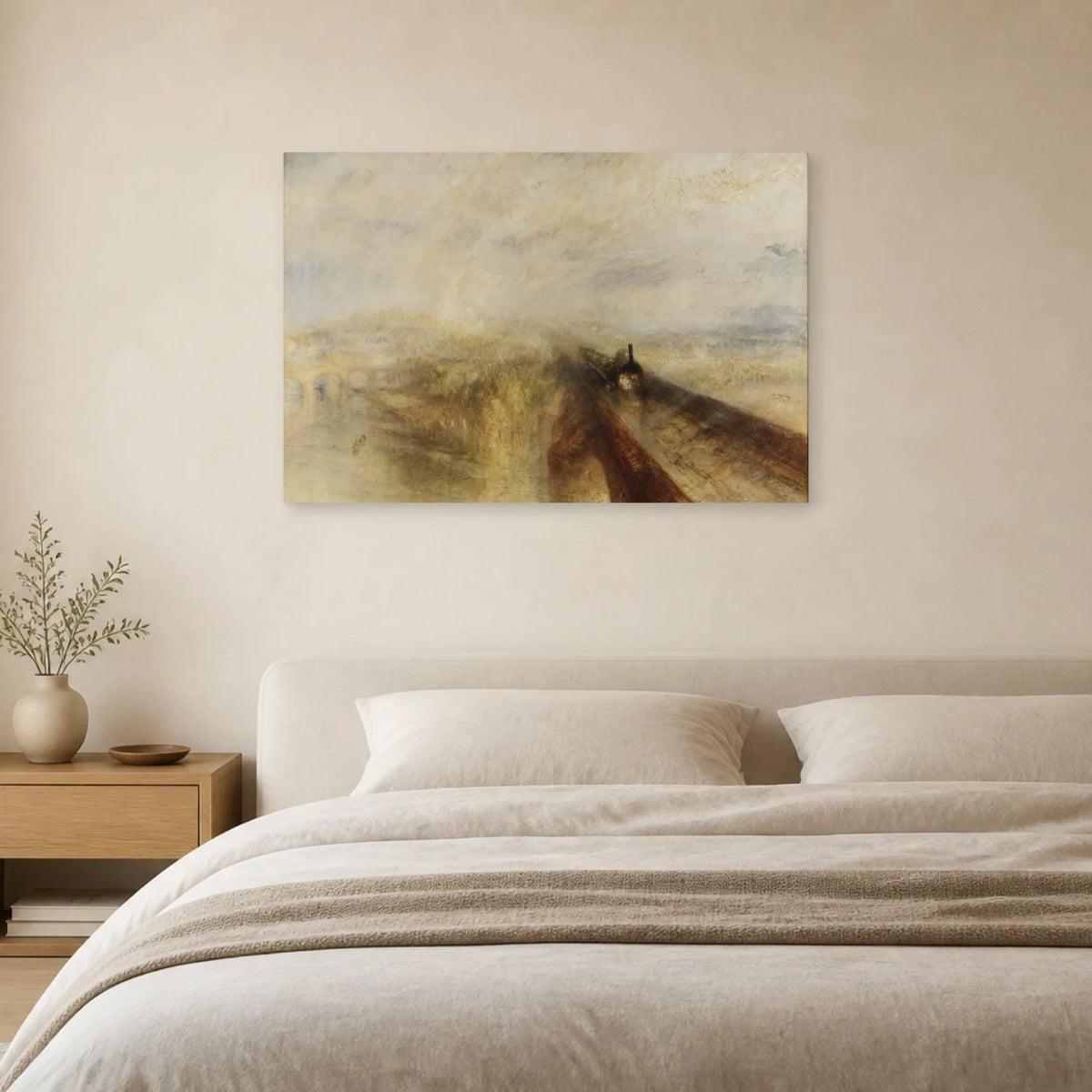 Tableau Pluie, vapeur et vitesse – William Turner dans une chambre - Art Virtuoso