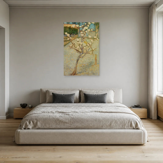 Tableau Petit poirier en fleurs – Vincent van Gogh dans une chambre - Art Virtuoso