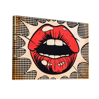 Product Hero 3D WebP Tableau Pop Art Bouche - Art Virtuoso