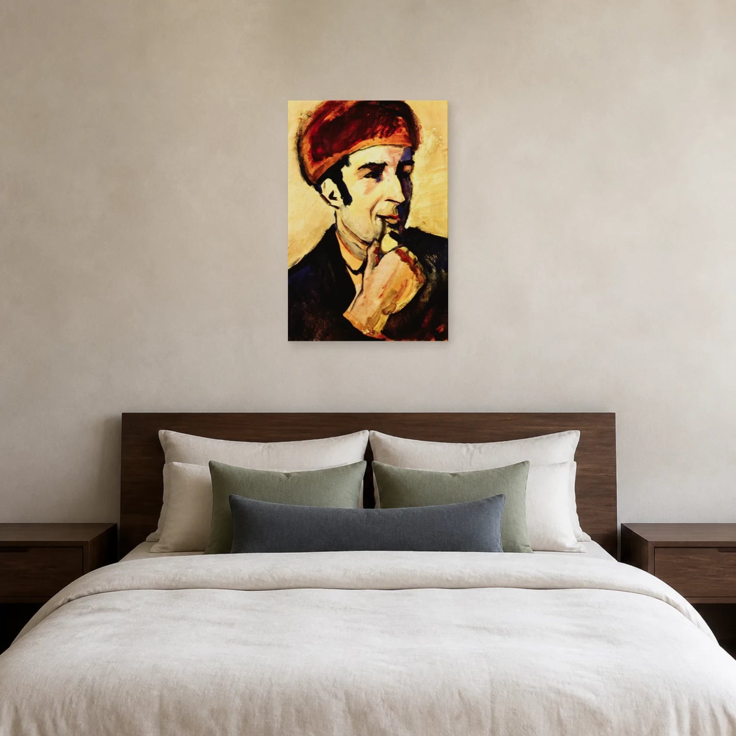 Tableau Portrait de Franz Marc – August Macke dans une chambre - Art Virtuoso