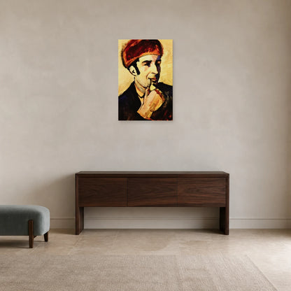 Tableau Portrait de Franz Marc – August Macke dans une entrée ou un couloir - Art Virtuoso