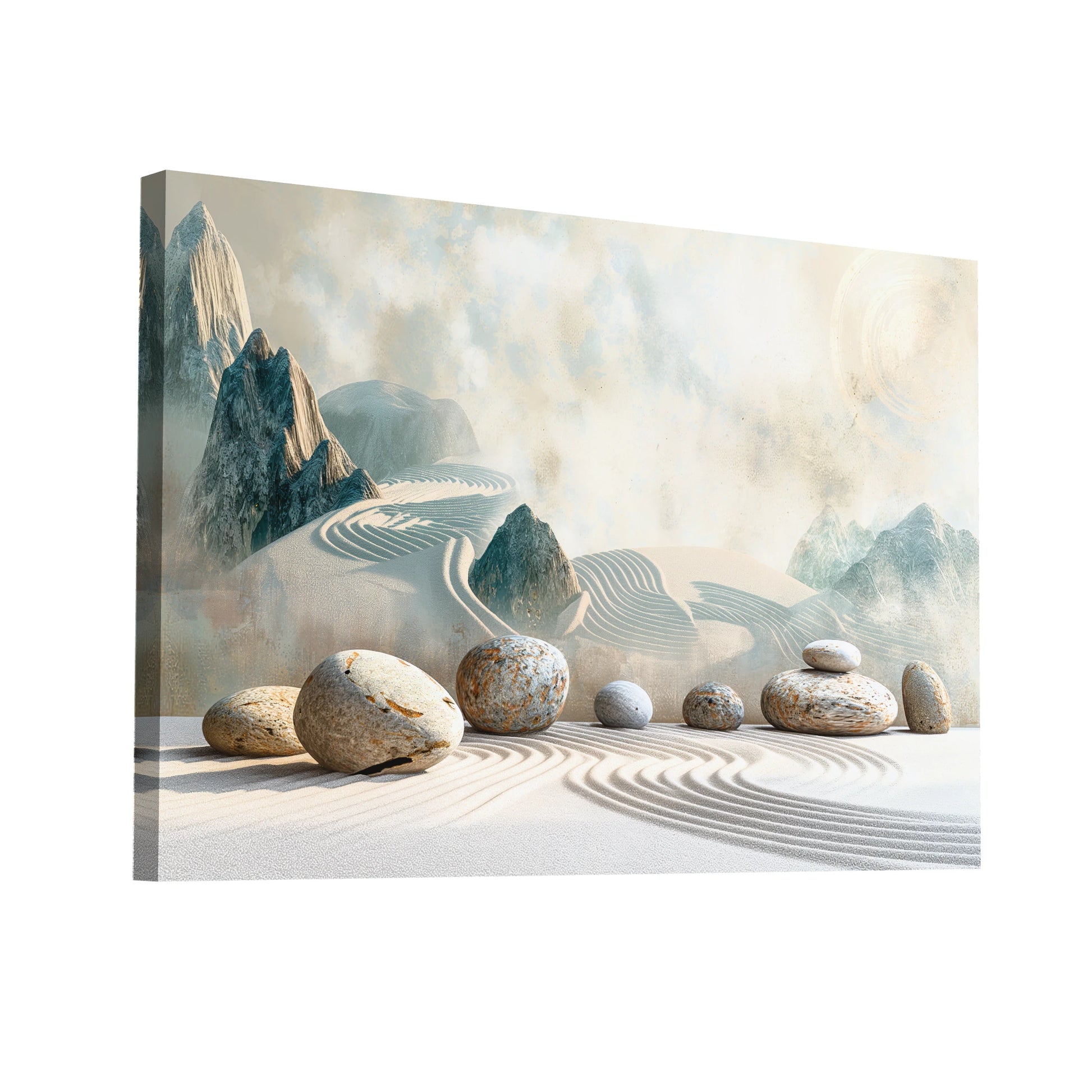 Product Hero 3D WebP Tableau Pour Chambre Adulte Zen et Harmonieuse - Art Virtuoso