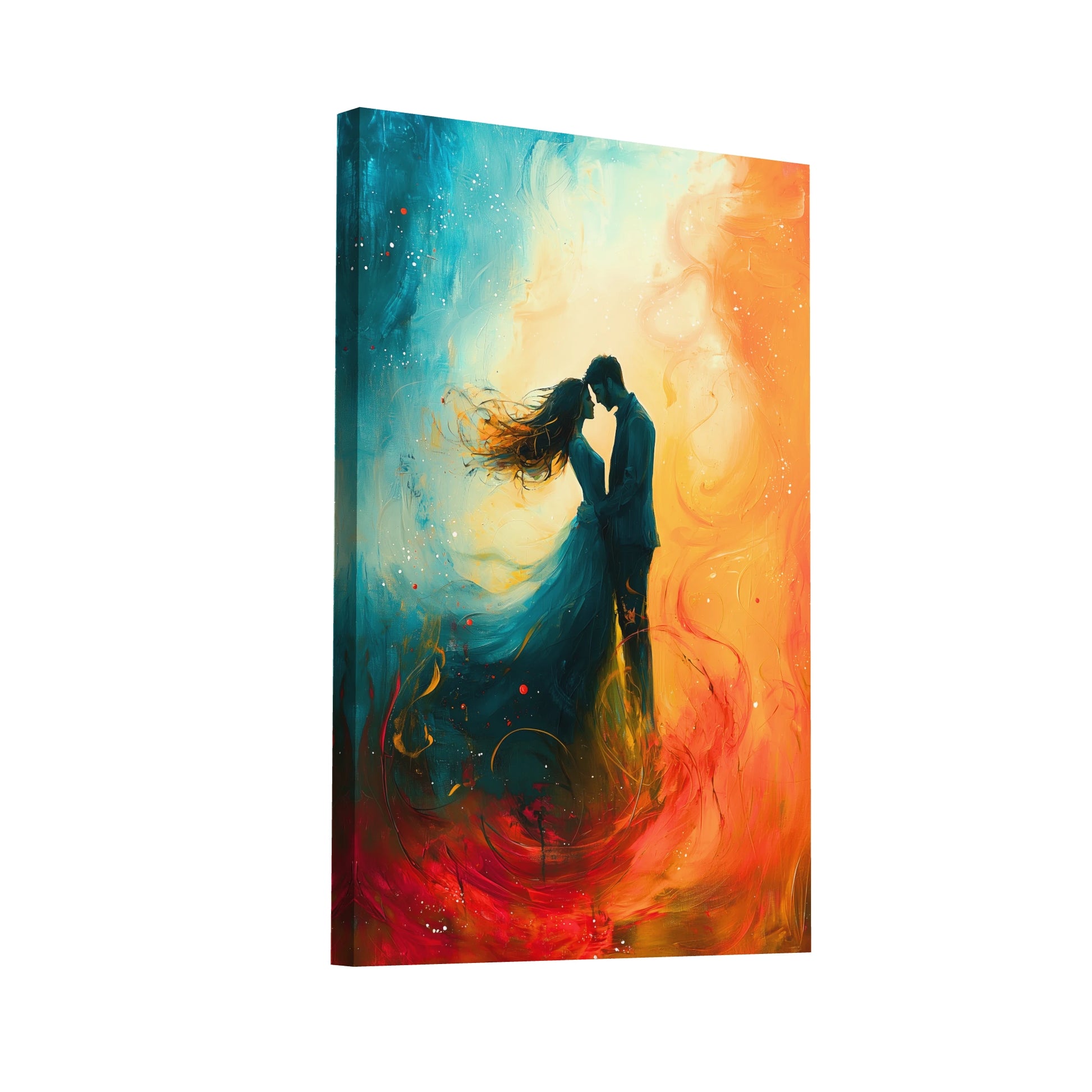 Romantic Couple Wall Art – Loving Waltz | Art Virtuoso