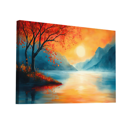 Product Hero 3D WebP Tableau Romantique - Nature Colorée - Art Virtuoso