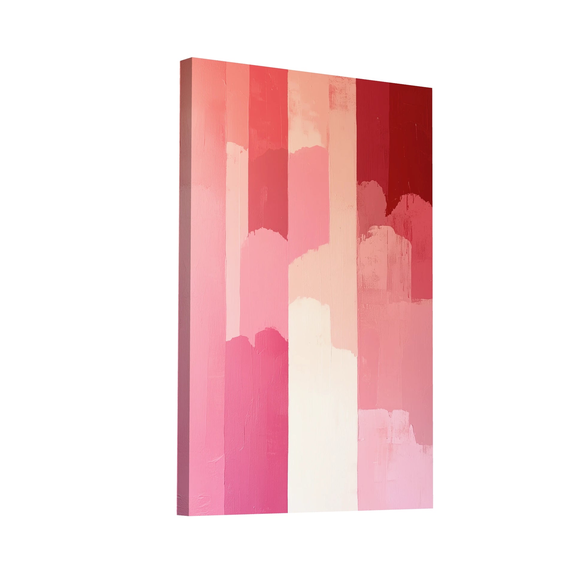 Product Hero 3D WebP Tableau Rose Chambre : Dégradés Sereins - Art Virtuoso