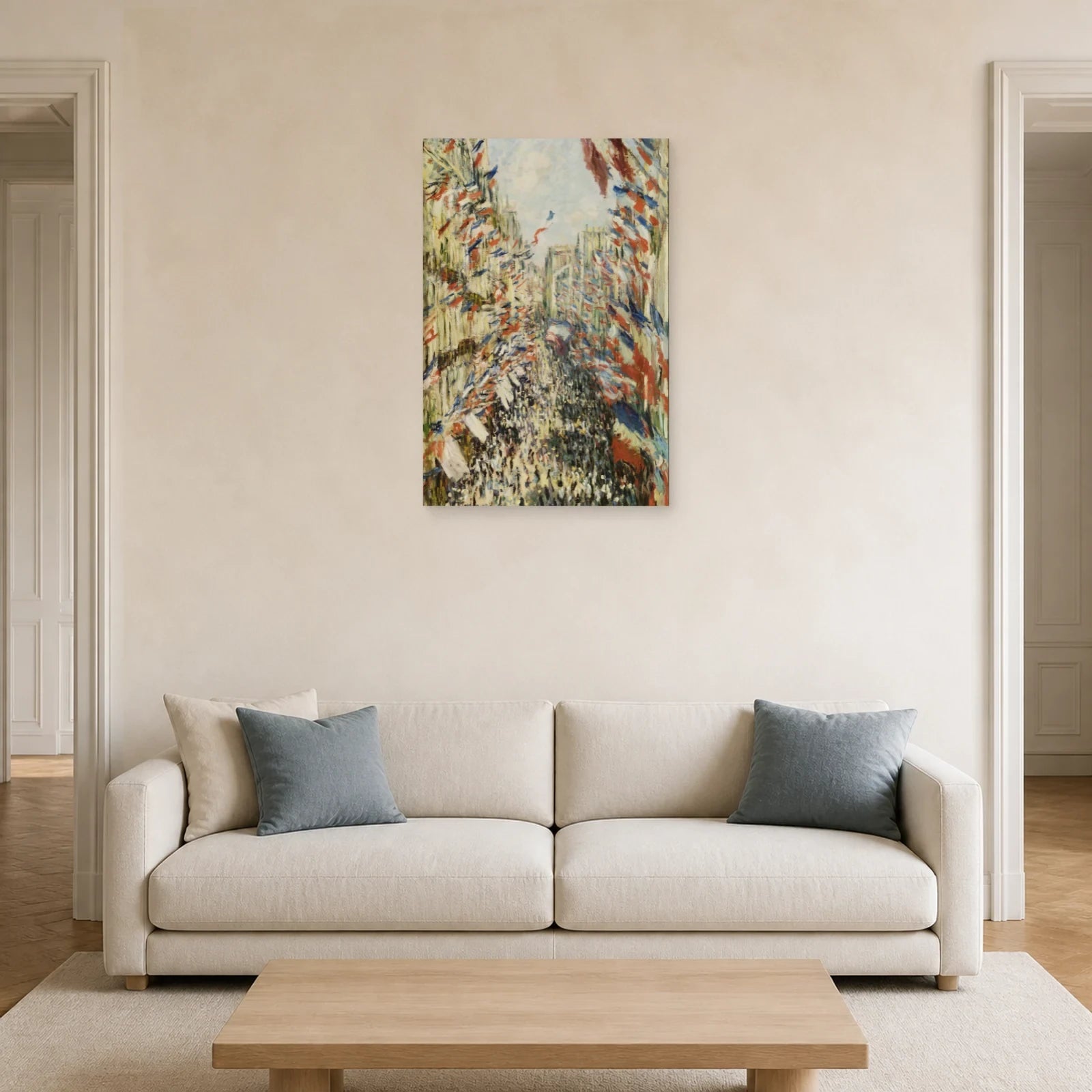 Tableau La Rue Montorgueil – Claude Monet dans un salon - Art Virtuoso