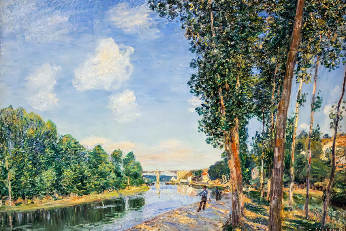 Saint-Mammès, soleil de juin d’Alfred Sisley – toile format S
