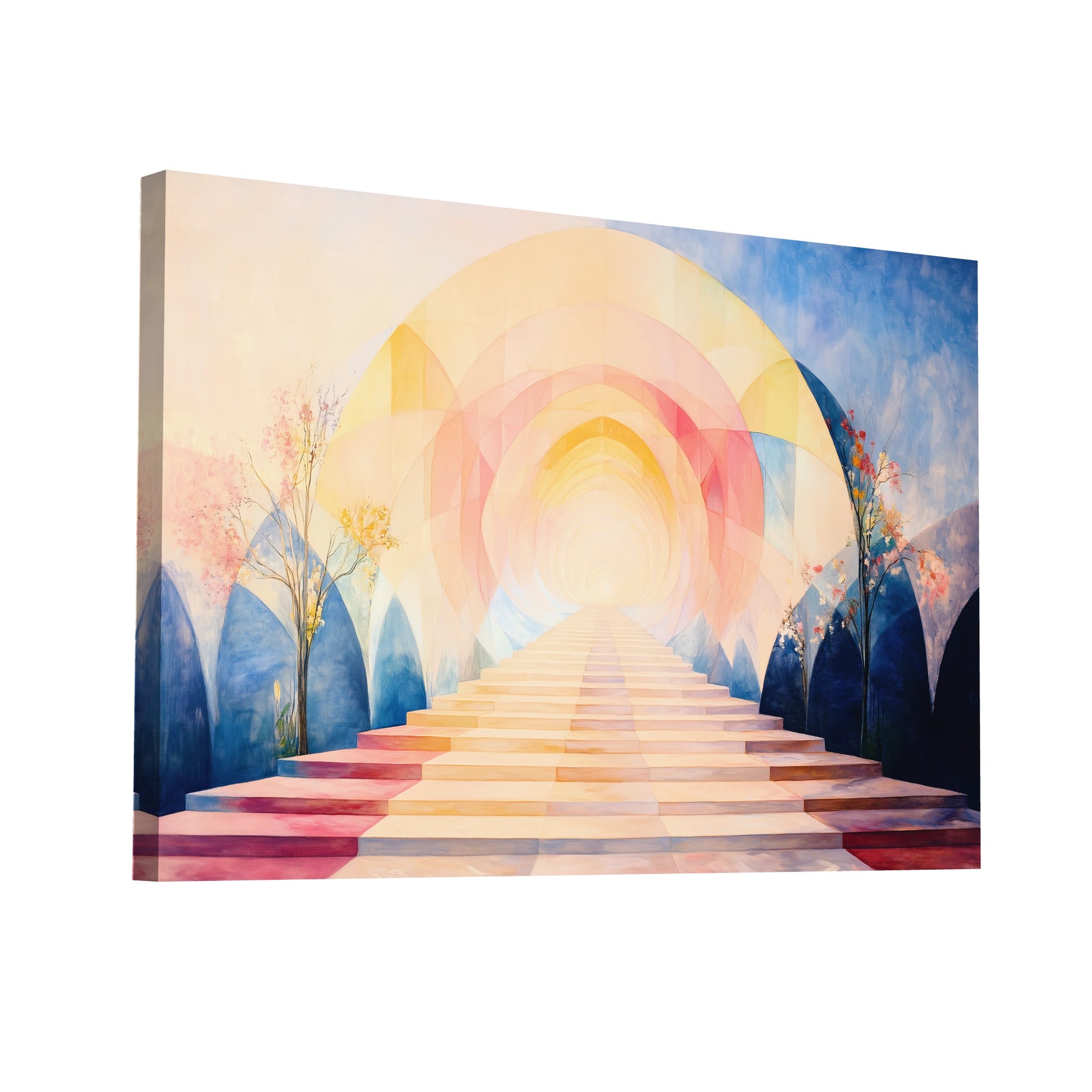 Product Hero 3D WebP Tableau Salon Scandinave - Ascension - Art Virtuoso