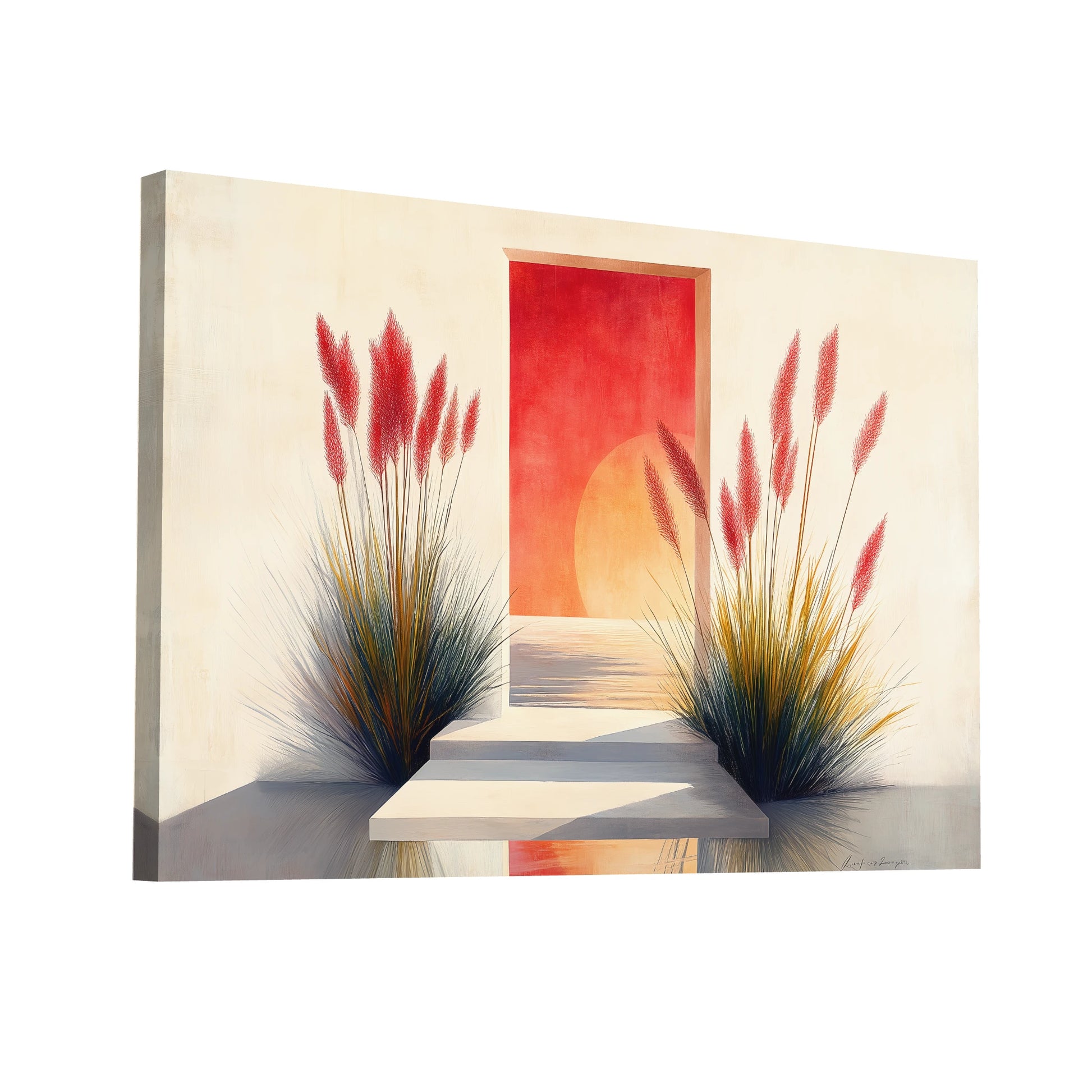 Product Hero 3D WebP Tableau Scandinave Terracotta - Art Virtuoso