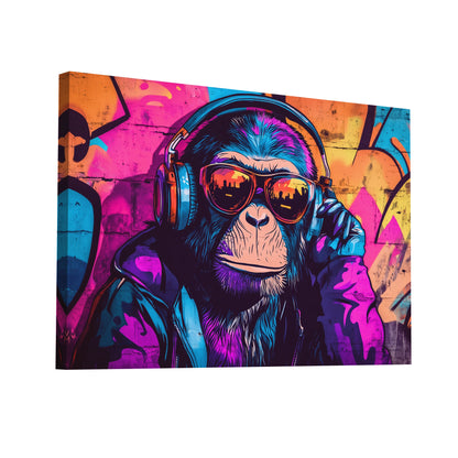 Product Hero 3D WebP Tableau Singe Pop Art - Art Virtuoso