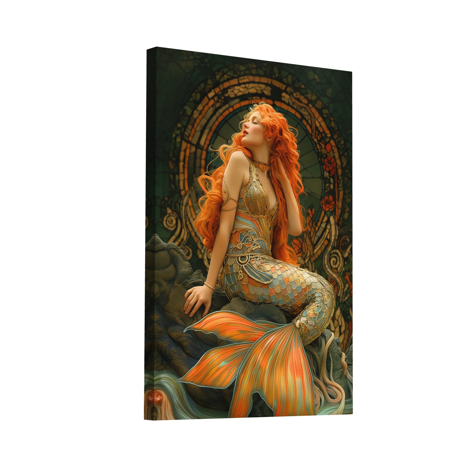 Product Hero 3D WebP Tableau Sirène Envoûtante - Art Virtuoso