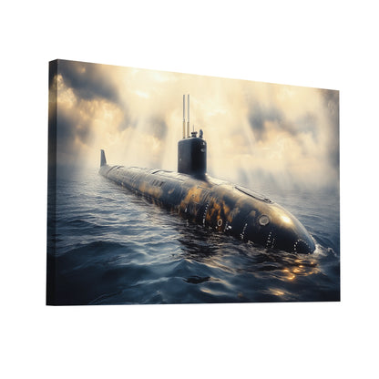 Product Hero 3D WebP Tableau Sous Marin : Titan des Profondeurs - Art Virtuoso