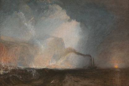 Staffa, la grotte de Fingal de William Turner – reproduction sur toile – format L