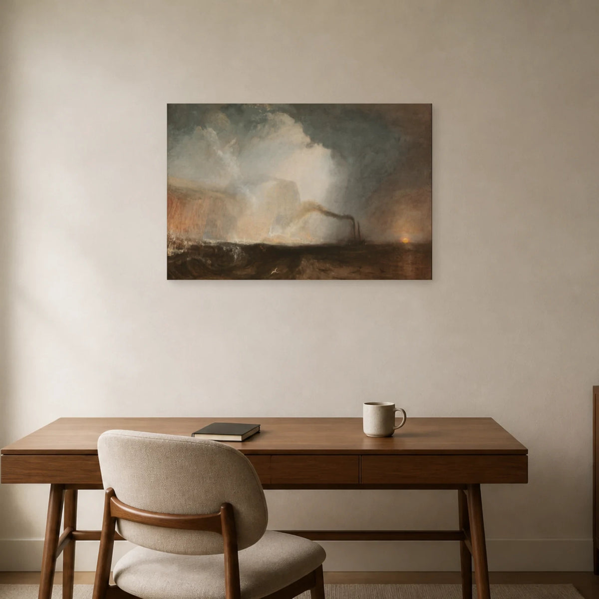 Tableau Staffa, la grotte de Fingal – William Turner dans un bureau - Art Virtuoso