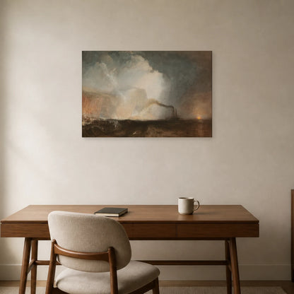 Tableau Staffa, la grotte de Fingal – William Turner dans un bureau - Art Virtuoso