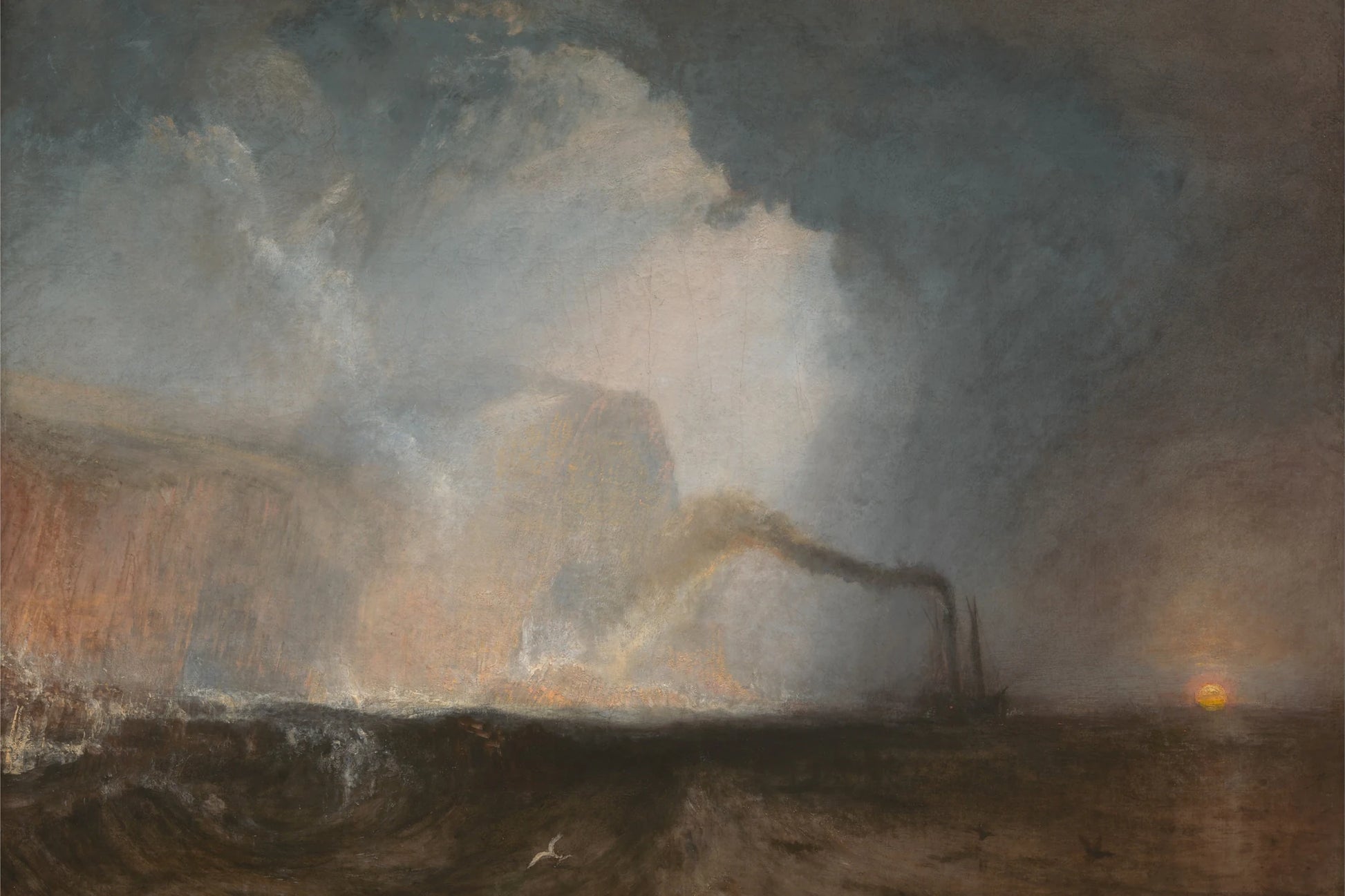 Staffa, la grotte de Fingal de William Turner – reproduction sur toile – format S