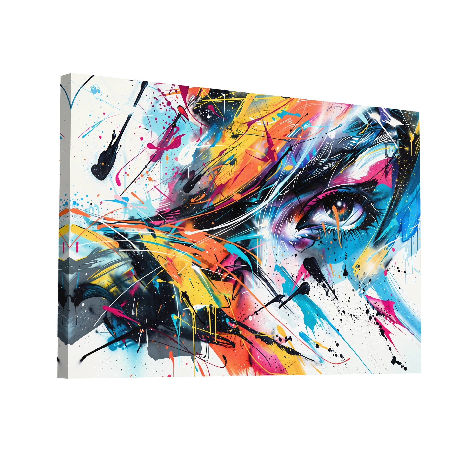 Product Hero 3D WebP Tableau Street Art Abstrait - Art Virtuoso