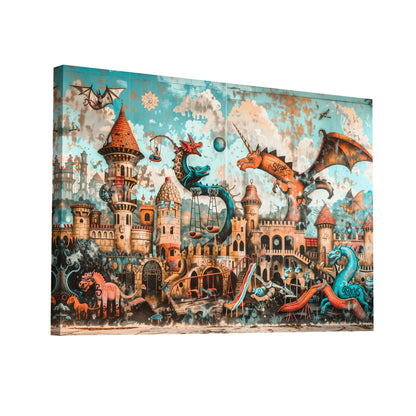 Product Hero 3D WebP Tableau Street Art Enfant - Aventure Fantastique - Art Virtuoso