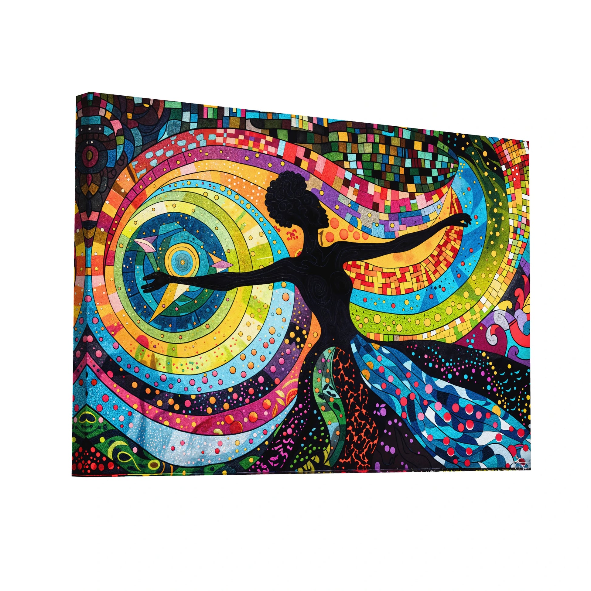 Product Hero 3D WebP Tableau Street Art - Femme Africaine - Art Virtuoso