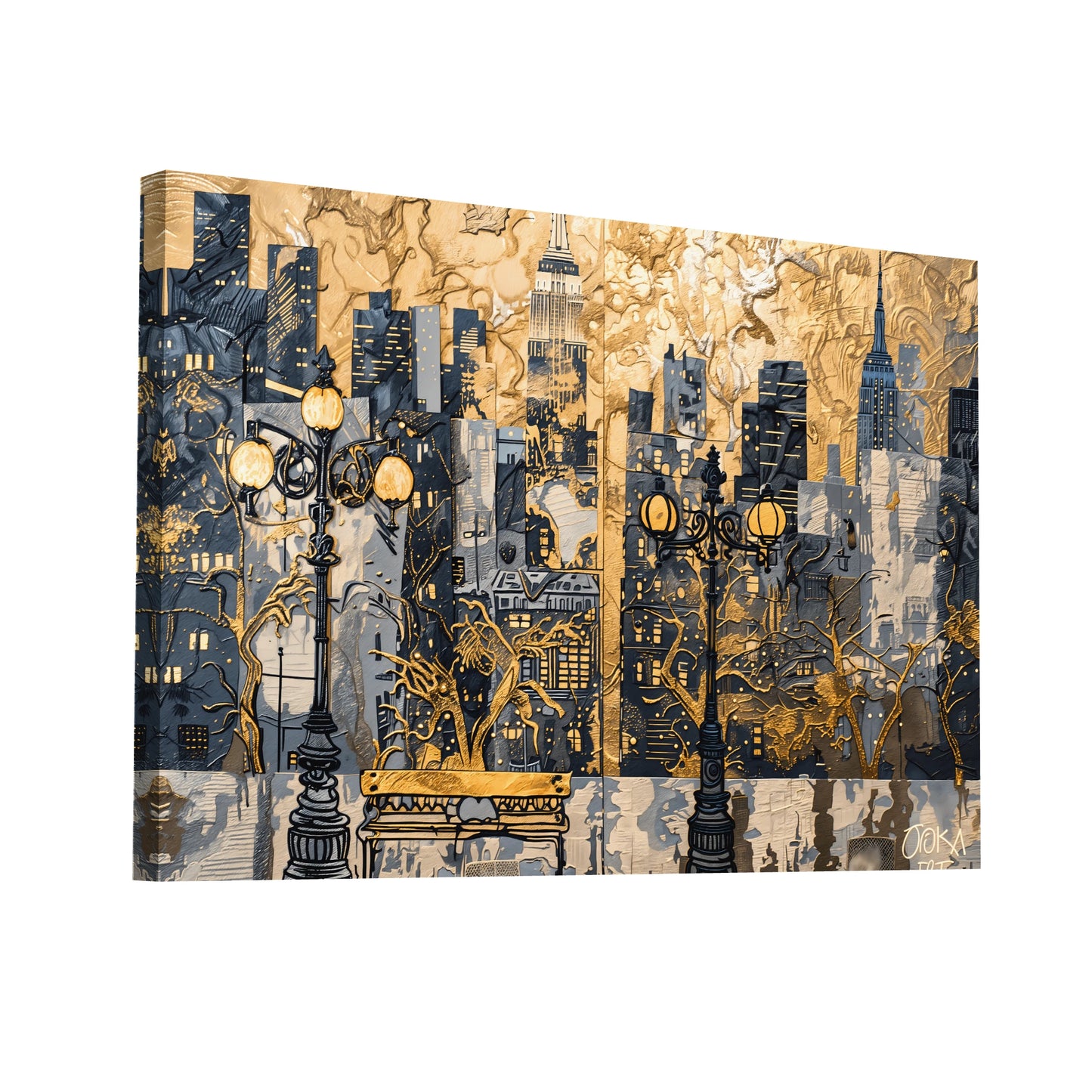 Product Hero 3D WebP Tableau Street Art - Luxe Rayonnant - Art Virtuoso