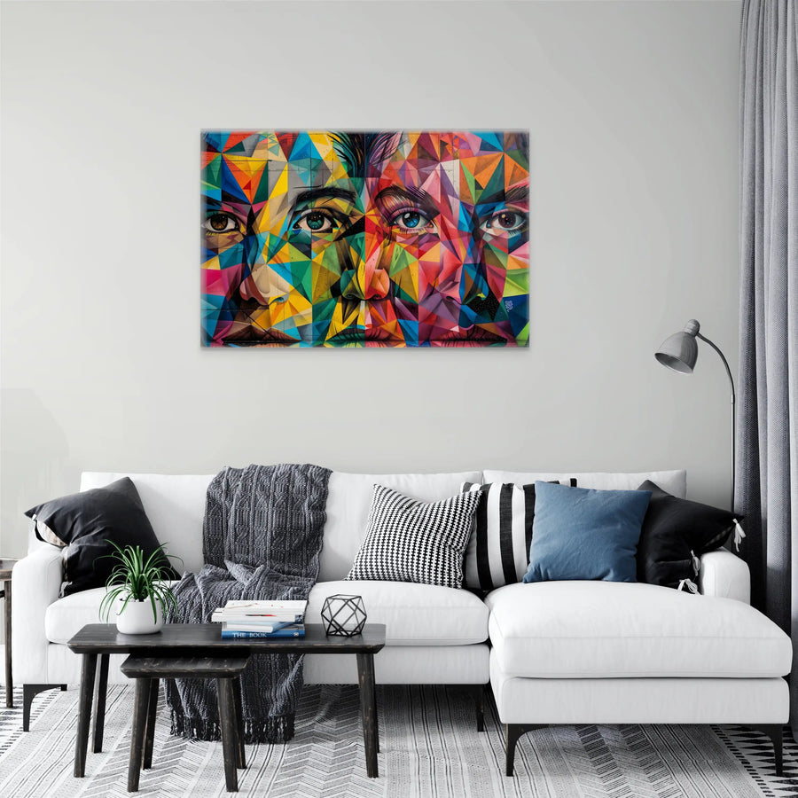 Tableau Street Art Original - Op Art Urbain