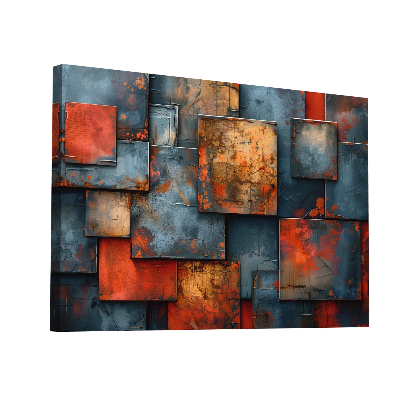 Product Hero 3D WebP Tableau Style Industriel Contemporain - Art Virtuoso
