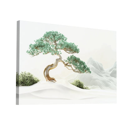 Product Hero 3D WebP Tableau Sur Toile Zen - Arbre Nain - Art Virtuoso
