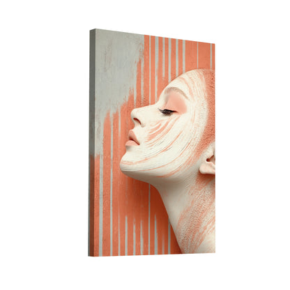 Product Hero 3D WebP Tableau Terracotta - Visage Serein - Art Virtuoso