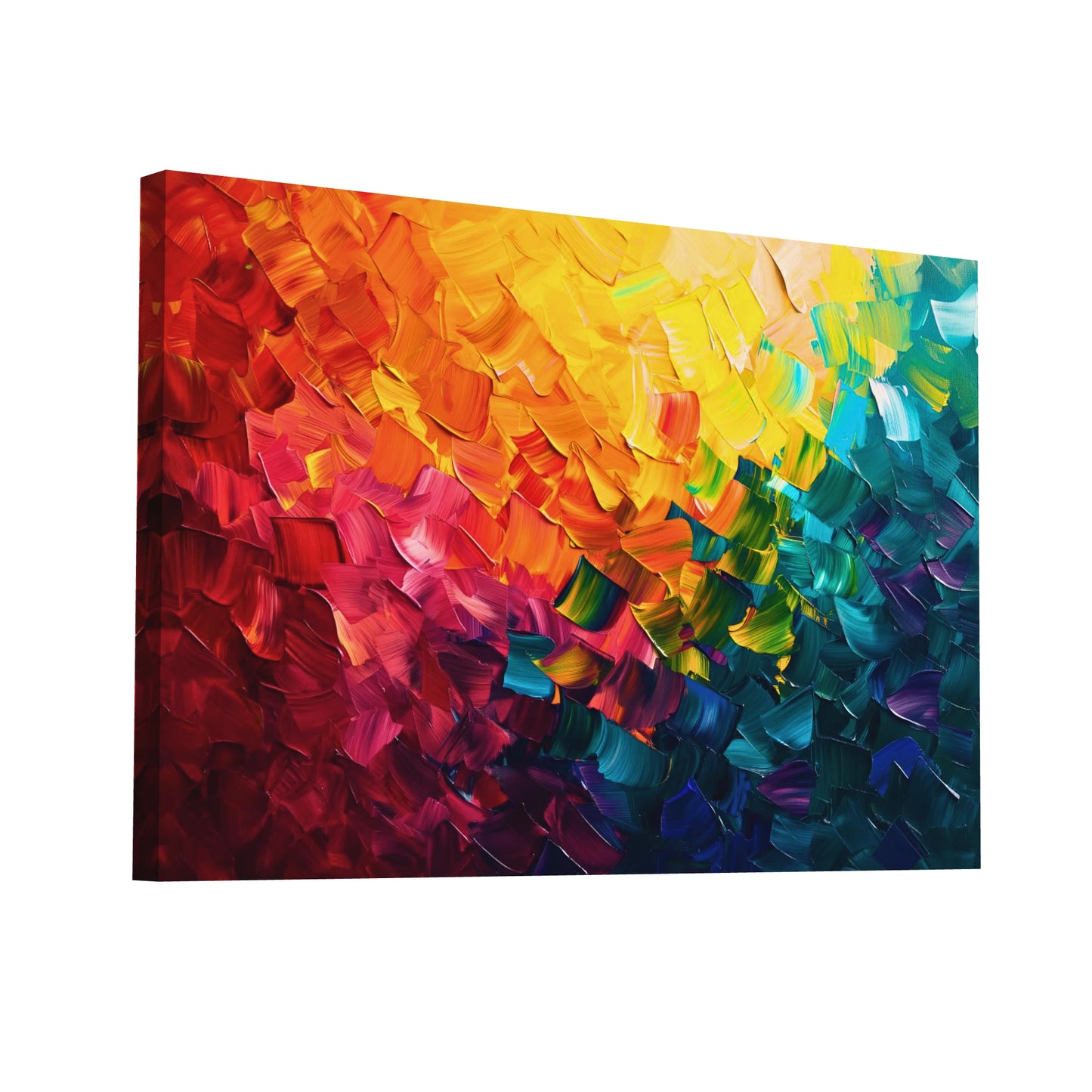 Product Hero 3D WebP Tableau Très Coloré - Emotions en Effervescence - Art Virtuoso
