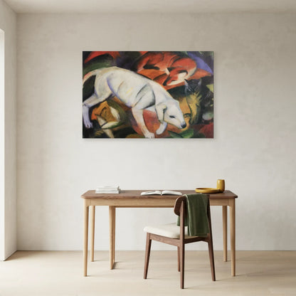Tableau Trois Animaux – Franz Marc dans un bureau - Art Virtuoso
