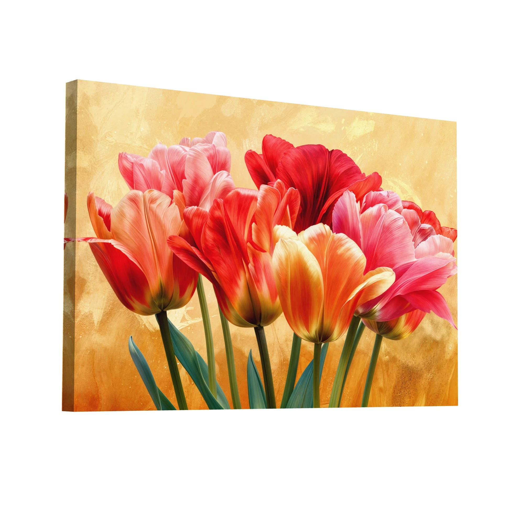 Product Hero 3D WebP Tableau Tulipe Moderne - Art Virtuoso