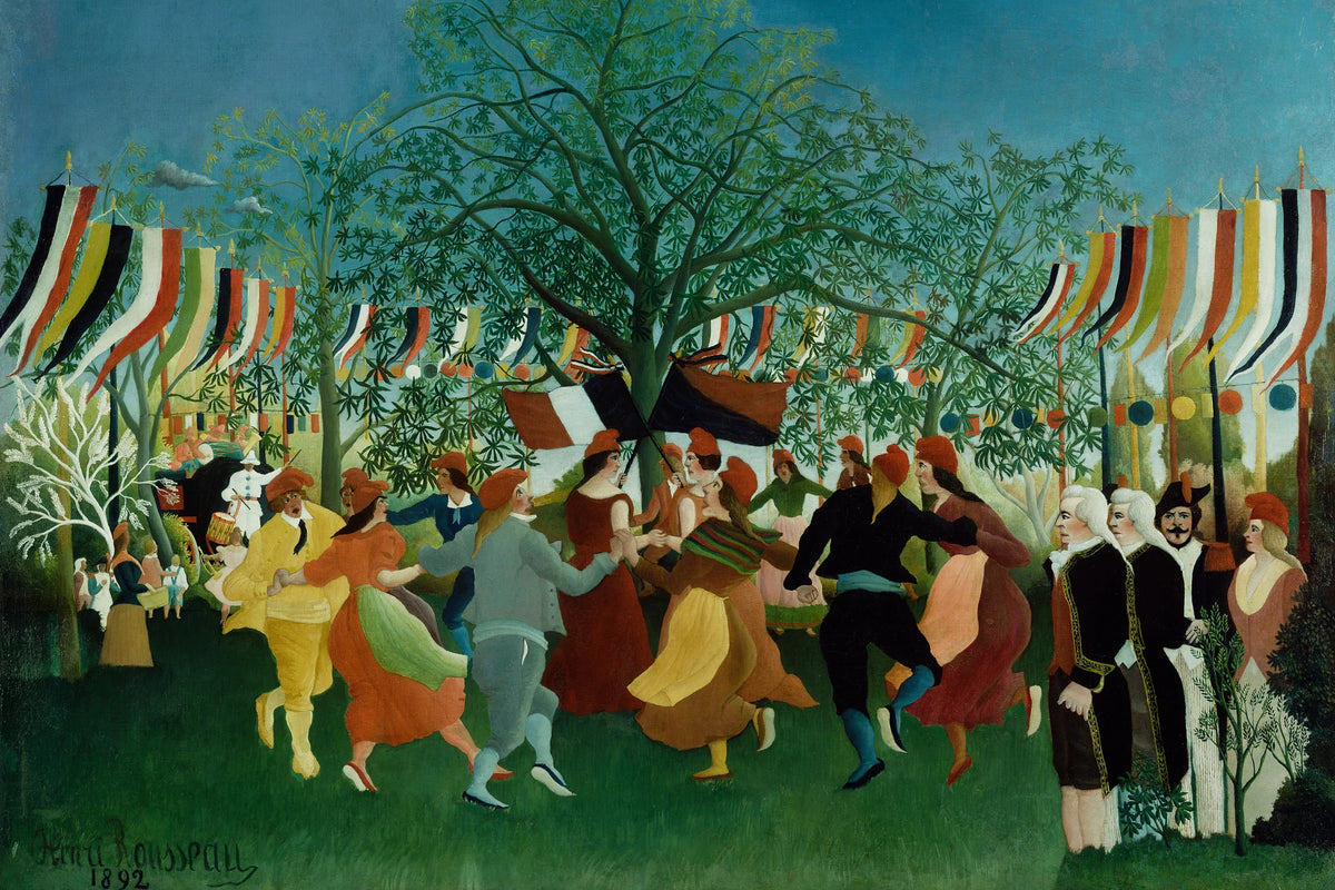 Tableau Un centenaire de l’Indépendance – Henri Rousseau - impression sur toile, format L